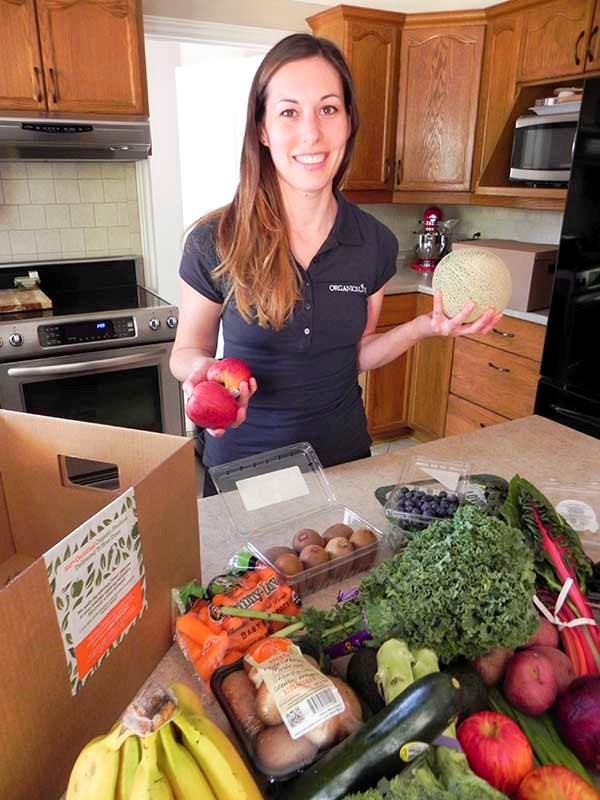 Laura Manzano, owner of a new organic groceries delivery service.Cathy Dobson