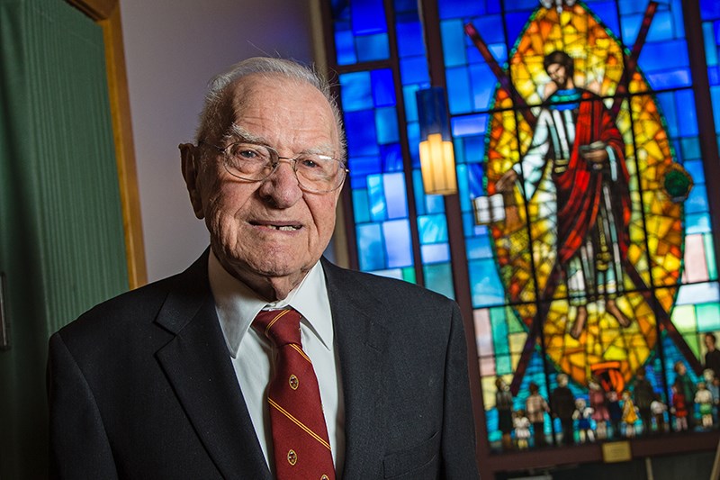 Rev. Gordon Pickell celebrated his 100th birthday on Mar 3. Troy Shantz