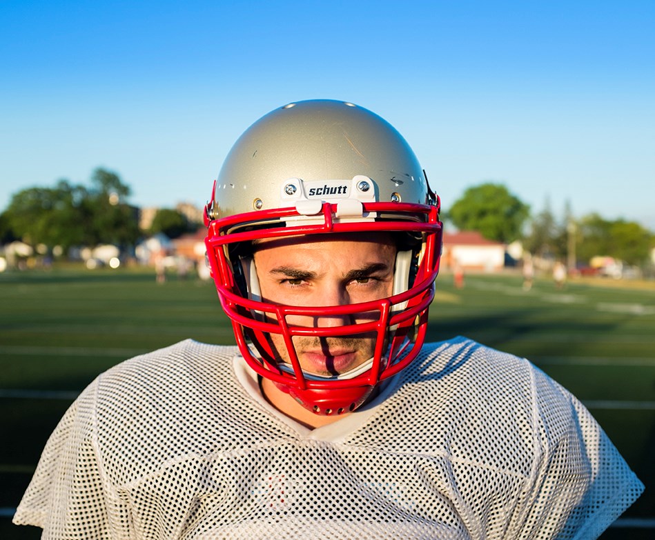 Ryan Lounsbury, wide receiver with the Sarnia Imperials.Troy Shantz