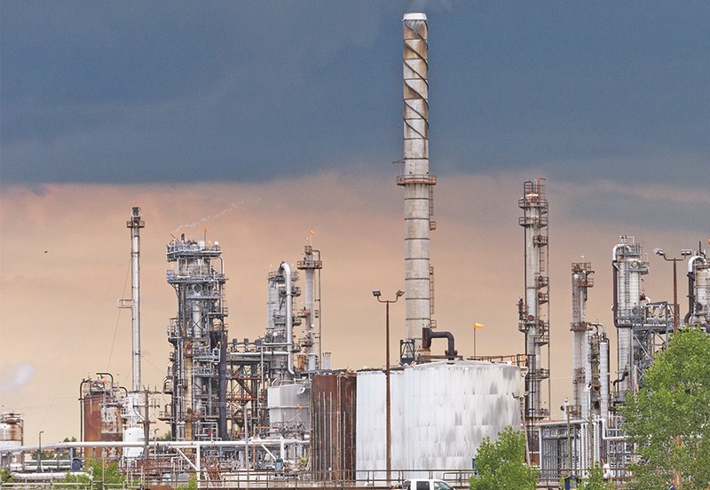 The Shell Canada oil refinery at Corunna.Glenn Ogilvie