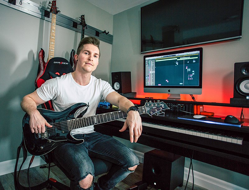 Guitarist Cole Rollands, 24, has 300,000 followers on YouTube.Troy Shantz