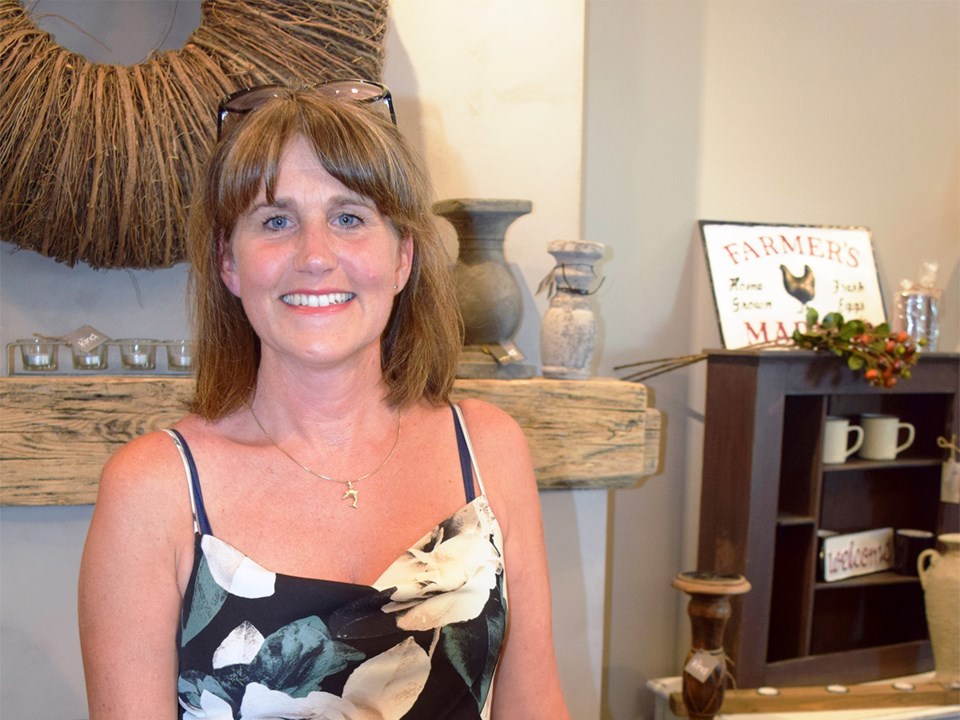 Owner Janet Hofstra in her new store, Kind Décor.Cathy Dobson