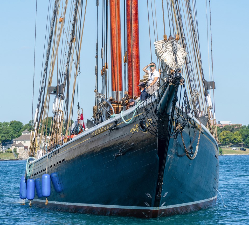 The famed Bluenose II arrives at Sarnia&#8217;s Government Dock.Troy Shantz