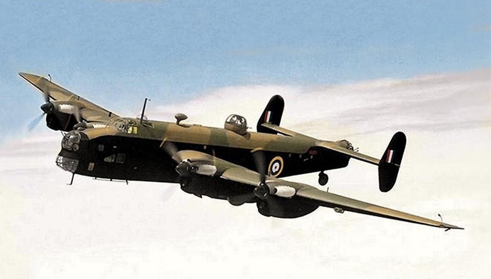 A Halifax four-engine heavy bomber.Submitted Photo