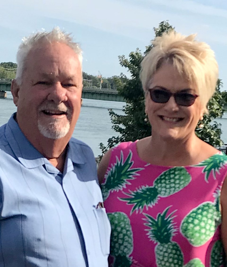 Jim Sneddon and wife Sue Noetzel, in Port Huron, Michigan.Submitted Photo
