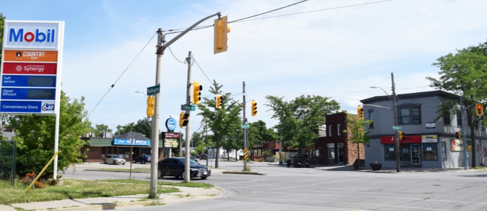 The &#8220;five corners&#8221; at Mitton Village.Journal File Photo