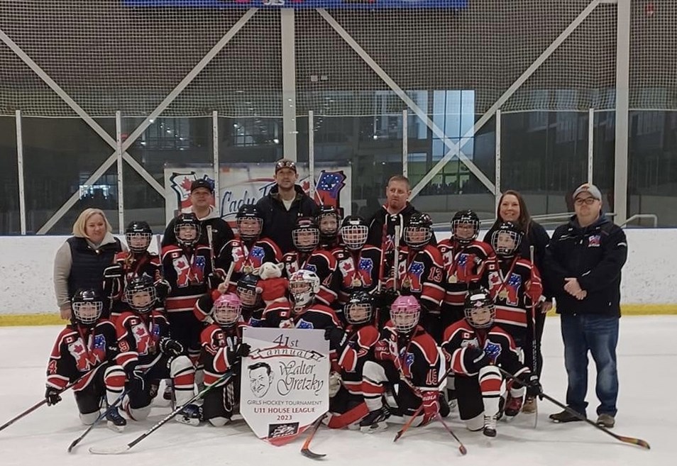 Doublegold for Mooretown Lady Flags at Gretzky Tournament The Sarnia