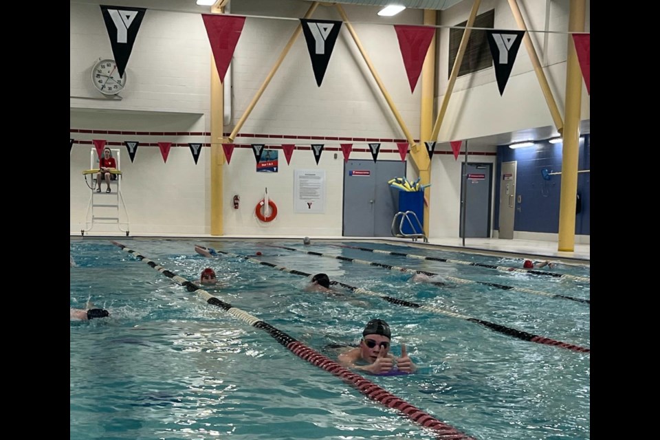 Nearly 50 local athletes took part in the Sarnia Rapids swim-a-thon this past weekend at the YMCA Jerry McCaw Family Centre Sarnia.