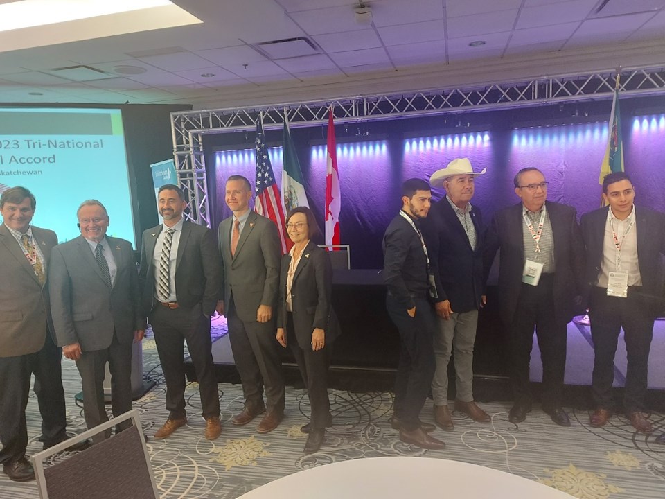 Delegates at Tri-National Ag Accord (SaskAgToday)