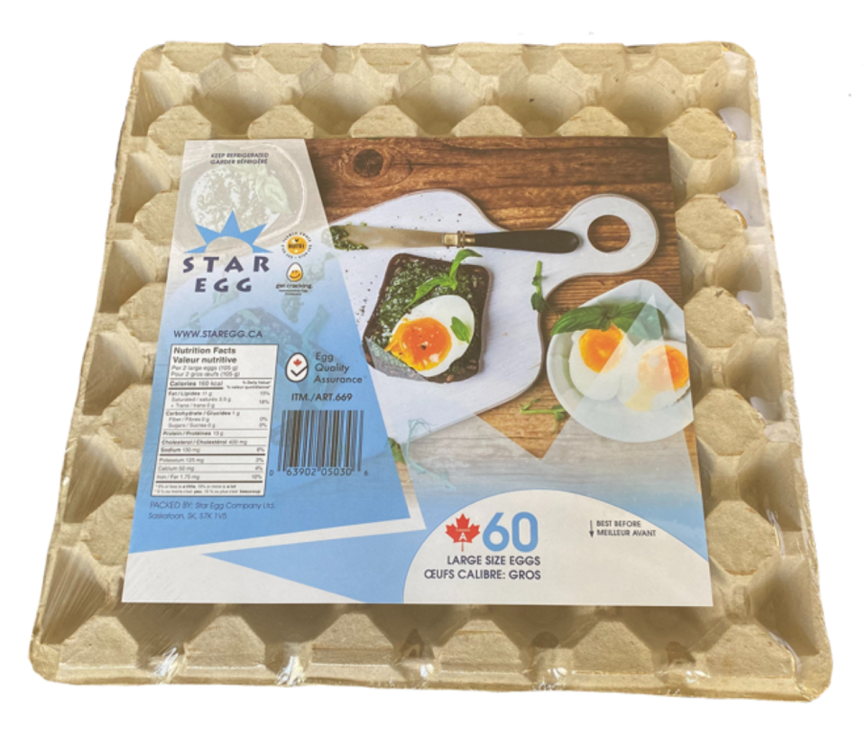 Star Egg – Large Size – 60 Eggs – Front