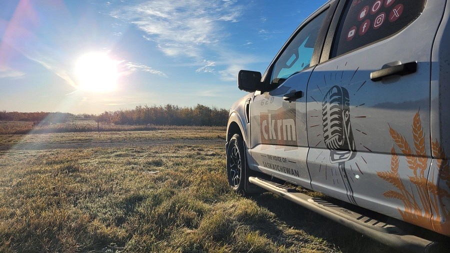 CKRM truck – sunrise angle shot