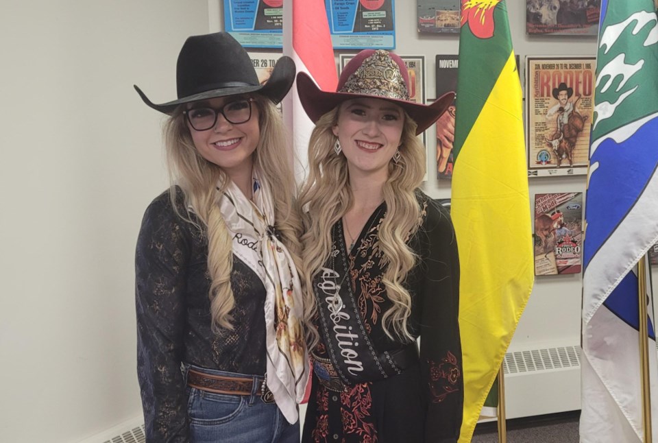 Abbey Harty-Ari Dyck (Miss Rodeo Agribition) 2