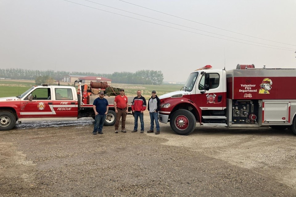 Carlyle and Redvers have sent firefighters and equipment to combat the fires.