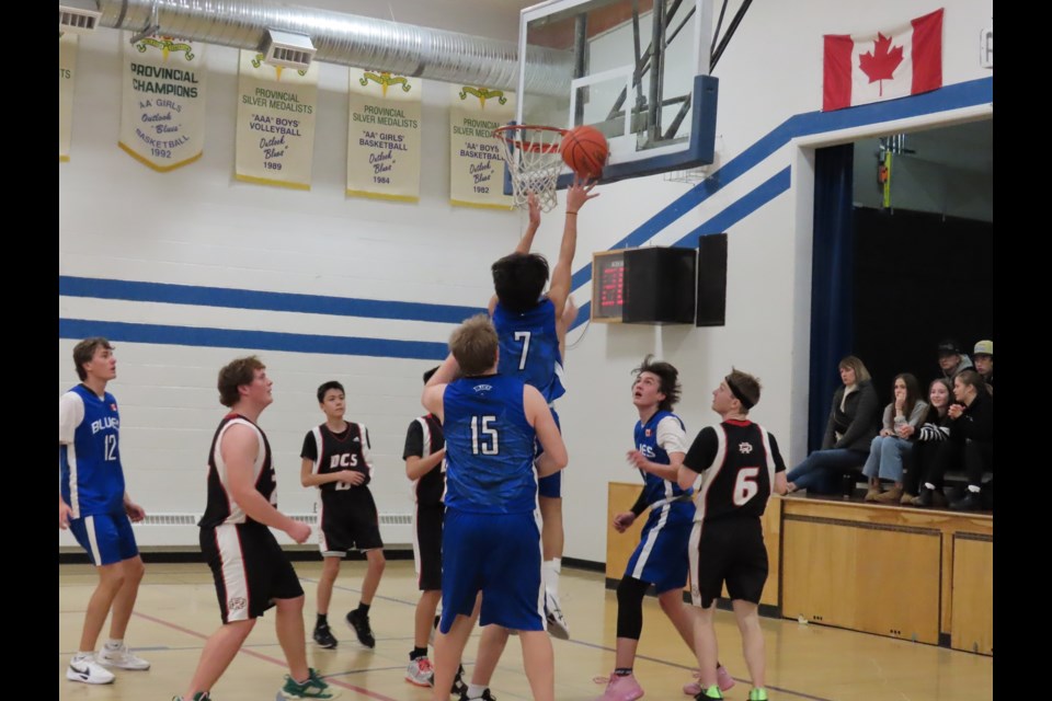 Outlook hosted Delisle in a game that saw the return of senior boys ball in town. Photo by Derek Ruttle.
