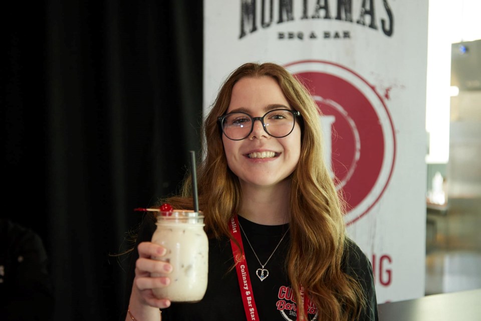 Cassie Lockhart was excited to participate in the cocktails competition. Photo: Montana's
