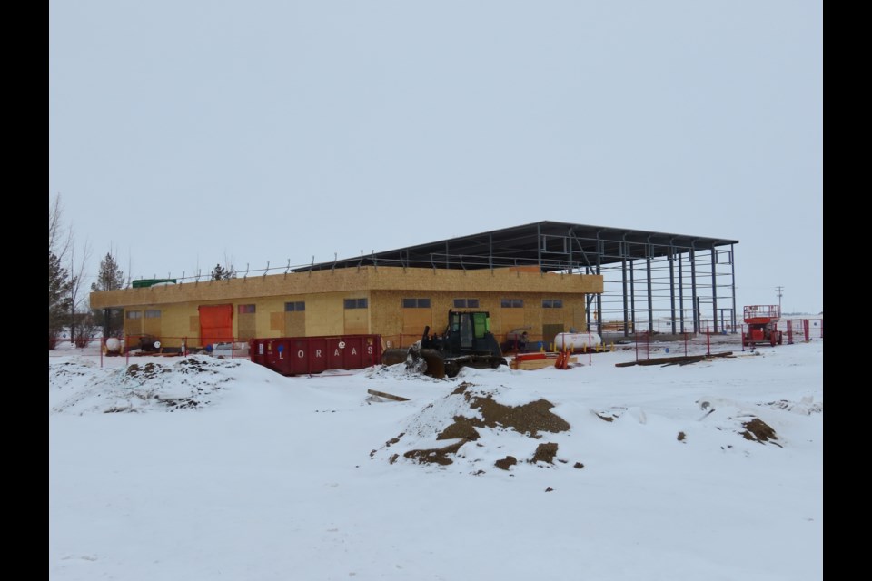 Construction is coming along on the future Line 19 Multiplex.