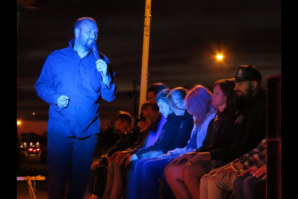 Hypnotist Jesse Lewis was a hit with the Friday night crowd.