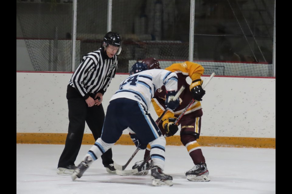 Outlook faced off against Kenaston at the Jim Kook Rec Plex. Photo by Derek Ruttle.