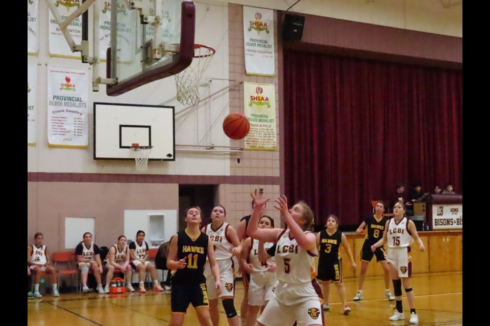 LCBI's first game of the tournament saw them square off against Hepburn. Photo: Derek Ruttle/The Outlook