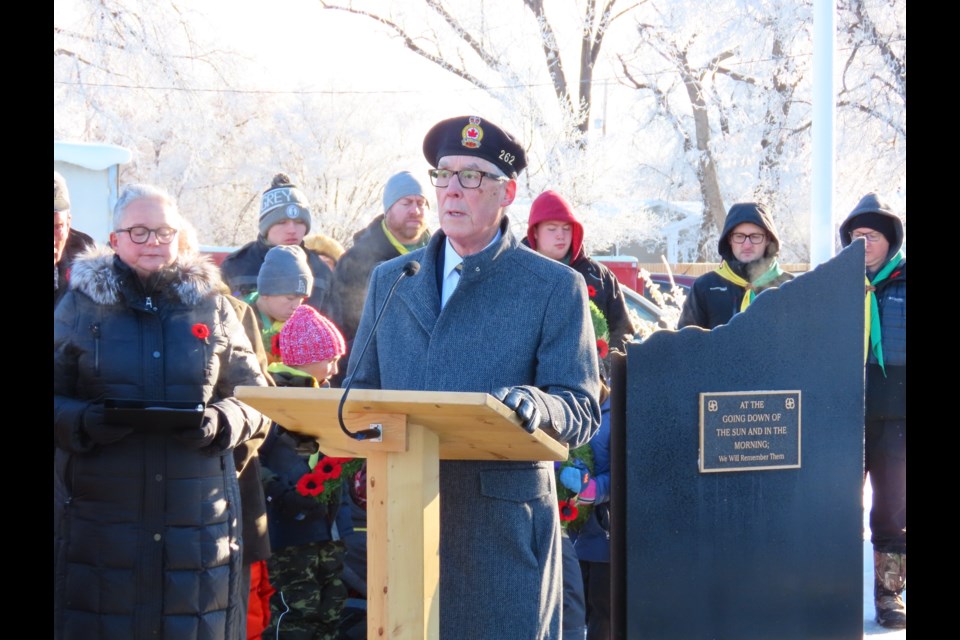 Legion President John McPhail.