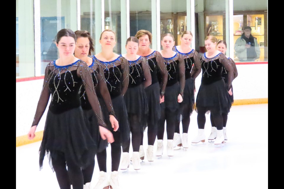 The Synchro Adult 3 team. Photo by Derek Ruttle.