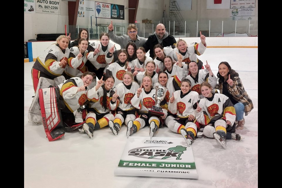 Regina showing who is now #1 in the league following the 2025 playoff season. Photo by Derek Ruttle.
