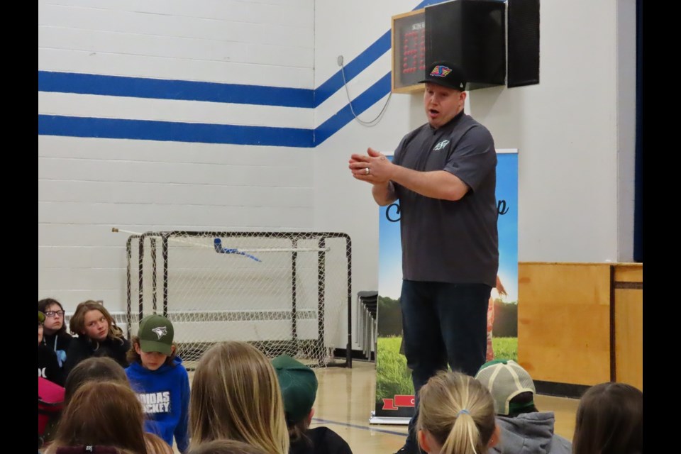 Dan Clark spoke on how students can become more inviting and understanding of situations in order to prevent and address bullying.