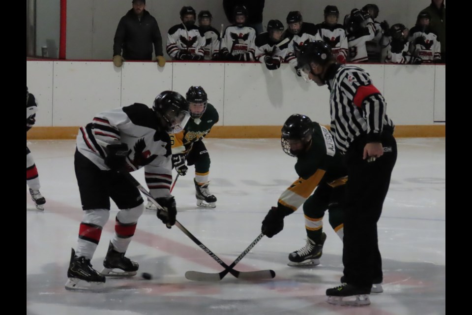 The Ice Hawks were ultimately victorious over the Stars at a score of 9-4. Photo by Derek Ruttle.