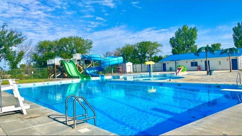 The aquatic facility that opened in 2019 has been a big hit each summer. Photo credit: The Van Raay and Community Swimming Pool.