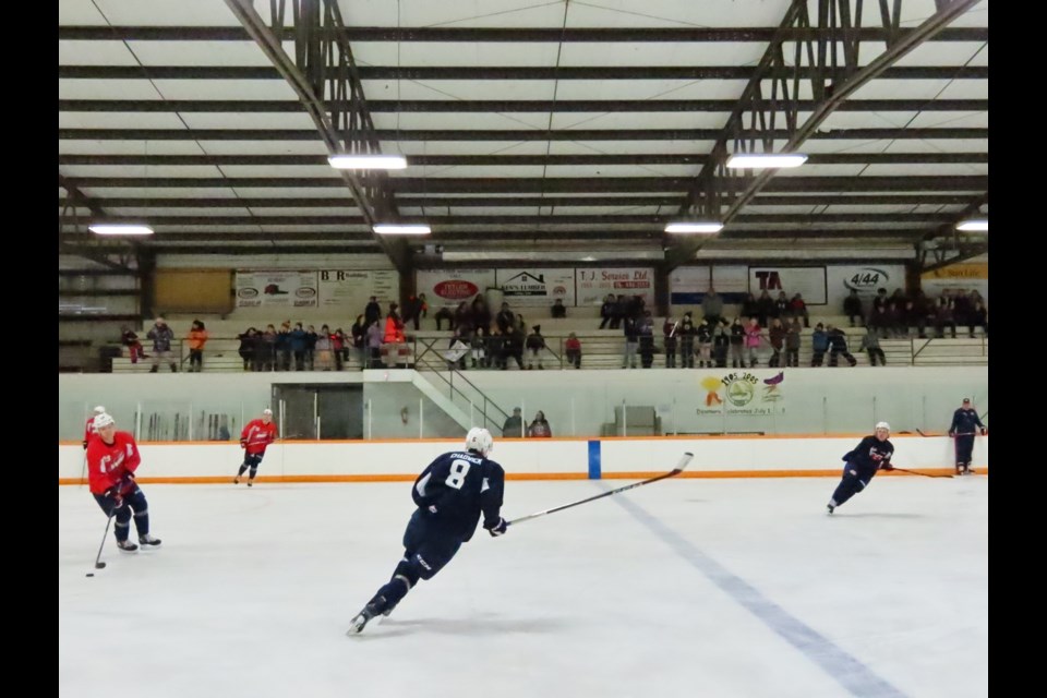 The practice by Lethbridge brought out a number of people from around town. PHOTO: Derek Ruttle/The Outlook