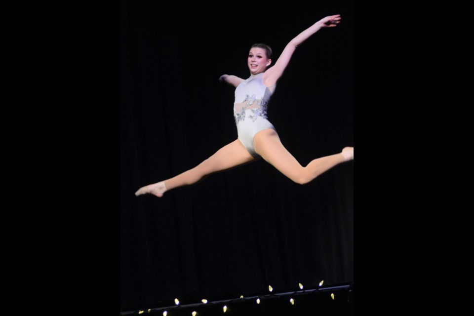 Graduating SODC dancer Grace Heck in a lyrical solo to “Dancin’ On My Own.” Talk about “grace in the air!”
