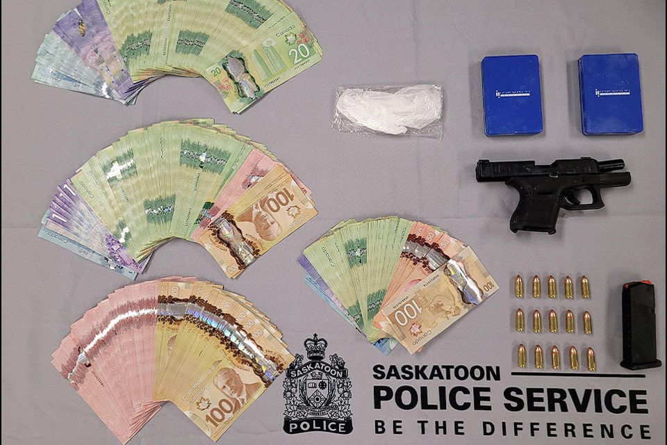 A search warrant was executed at an address in the 700 block of Delainey Court. 