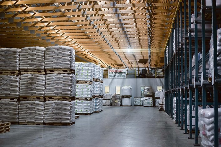 The Ector operation includes processing capacity to colour sort, destone, sift, size and grind pulse products. A 26,000-sq. foot warehouse offers ample space to store product for customers’ just-in-time delivery needs. 