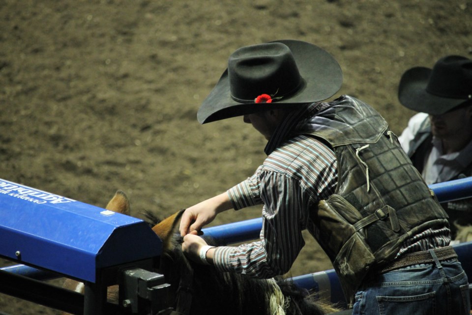 Friday night at Canadian Western Agribition was rodeo night, with fans filling the stands of the Brandt Centre for evening three of the Maple Leafs Rodeo Finals.
