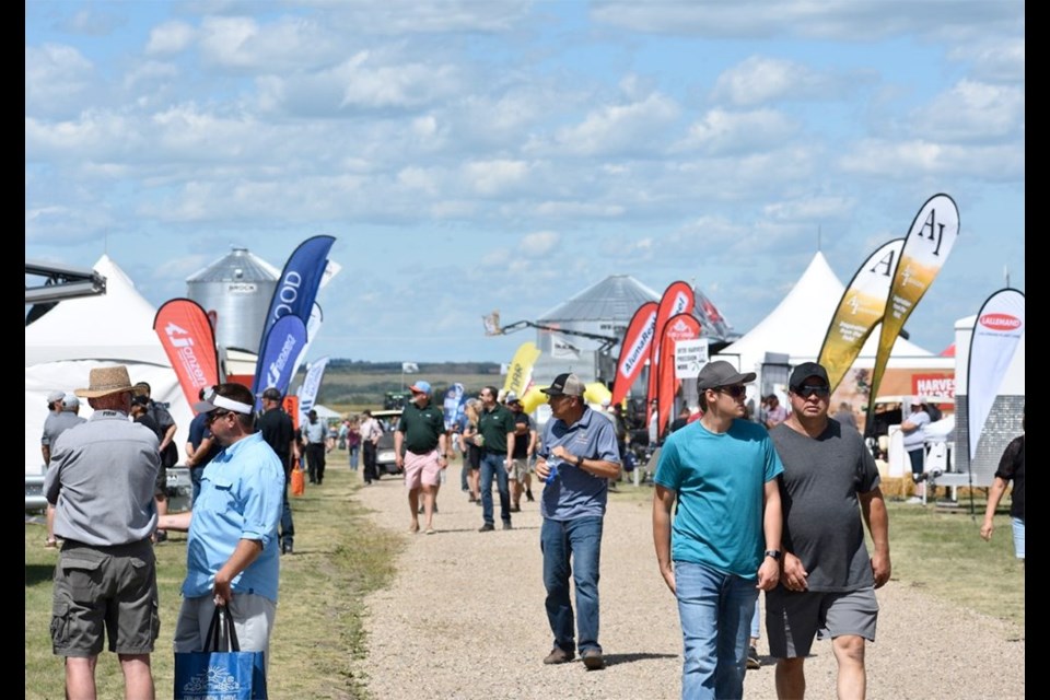 A successful return to in-person action Wednesday came with a strong surge of new technologies that farmers haven't been able to see up-close the last three years. 