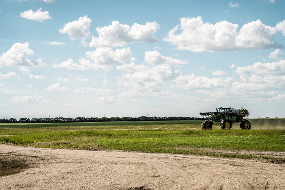 crop report spraying