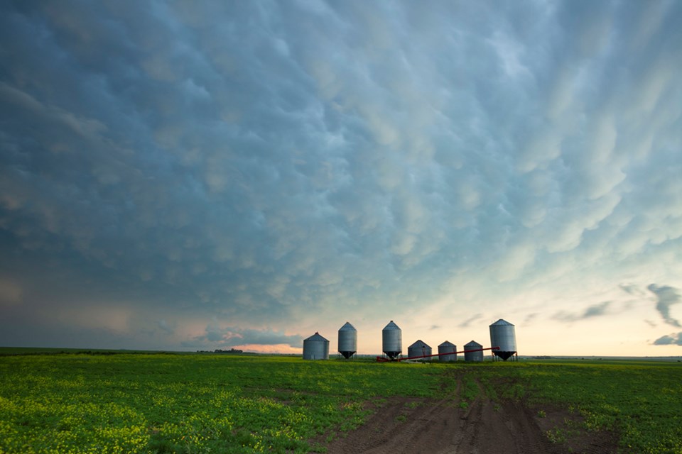 grain bins storm moose jaw