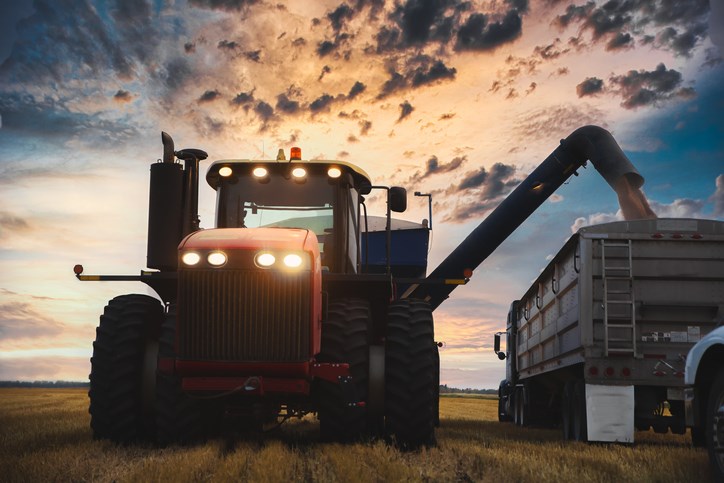 harvest grain unload