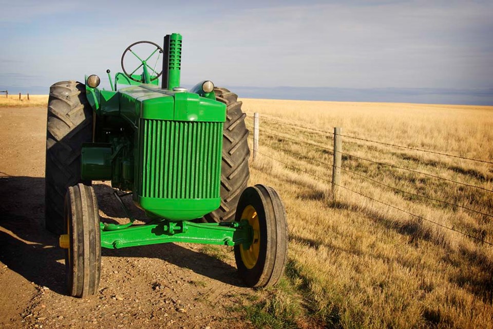 john deere vintage tractor