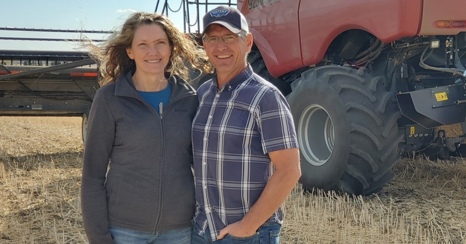Michelle and Brian Hergott Grow Hope Saskatchewan