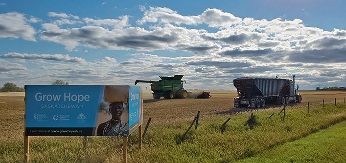 Dan and Carol Siebert of Main Centre, Sask., donated 125 acres of their land to Grow Hope Saskatchewan.