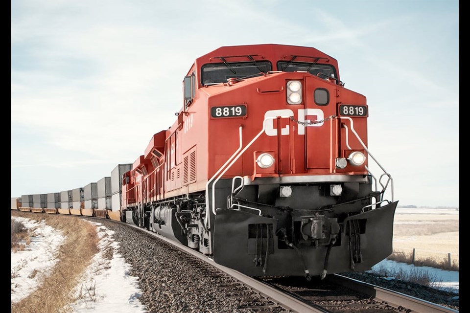 Locomotives account for 95 percent of CP’s Scope 1 and Scope 2 emissions, those directly under the company’s control. The railway has a target of reducing locomotive greenhouse gas emissions by 38.3 percent over 2019 levels by 2030. 