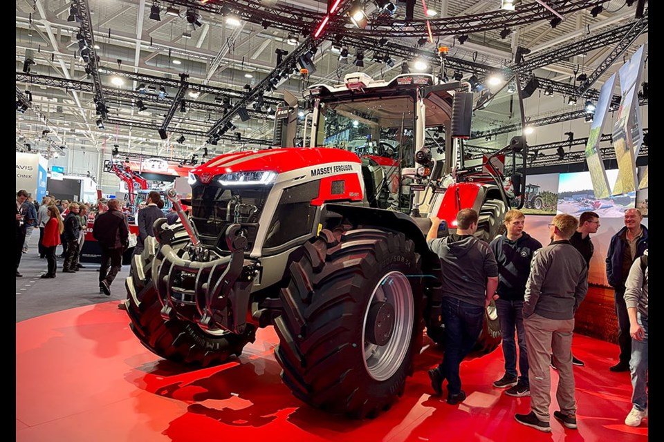 The new Massey Ferguson 9S is the company's highest horsepower tractor in its lineup at up to 425 horsepower. 