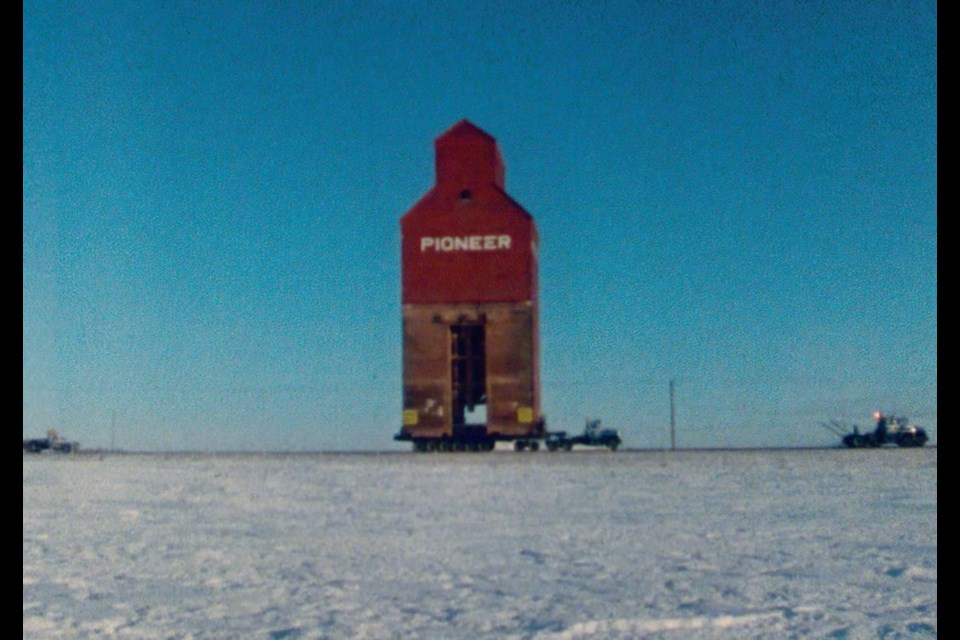 The Move, a 1985 documentary from the National Film Board of Canada, followed a grain elevator as it was moved 32 kilometres in western Saskatchewan. 