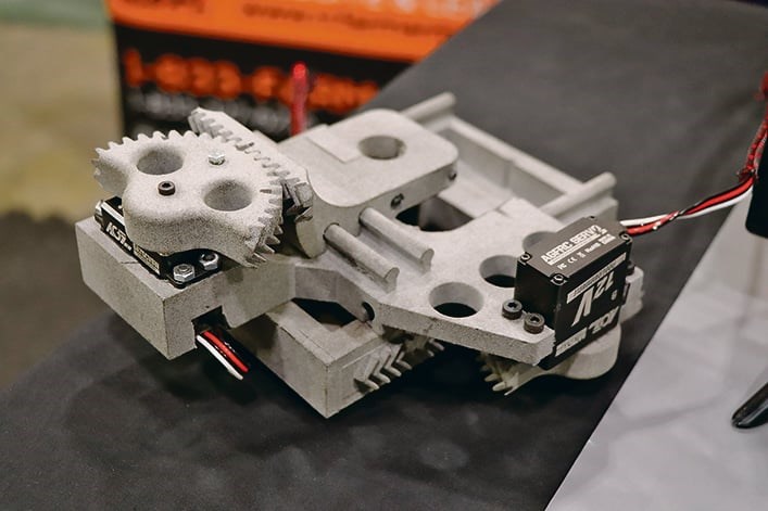 RCFarmArm builds hardware that overlays a tractor’s armrest controls and ignition to control tractor functions without connecting to the CAN bus. 