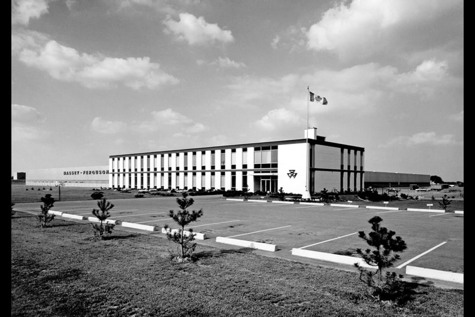 Opened in 1964, Massey Ferguson’s Brantford, Ont., combine assembly plant was one of the most modern in the ag equipment world. 