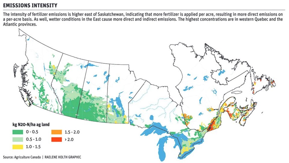 wp carbon nitrogen emissions