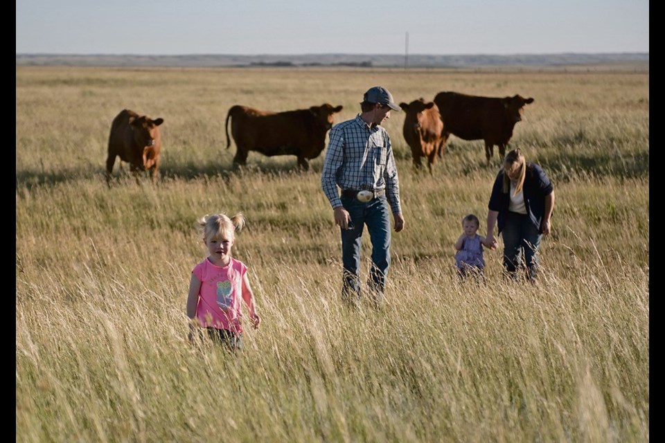 Lee and Ashley Eastmond are raising their daughters on the ranch homesteaded in 1908.