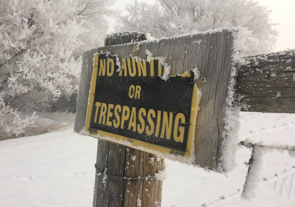 wp trespassing sign