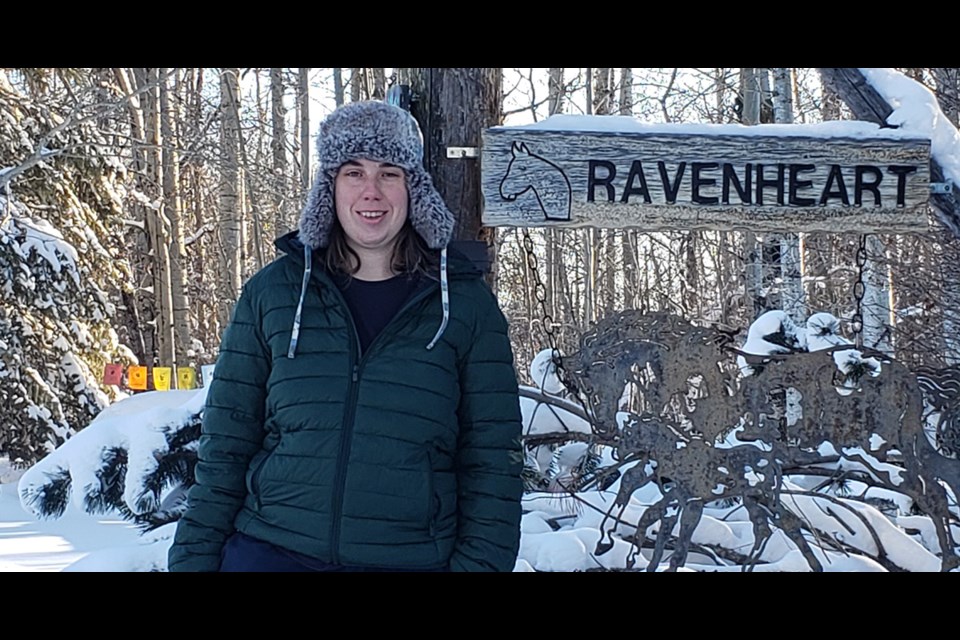 Jill Strasser plans to stay at Ravenheart Farms near Kamsack until the new year. 